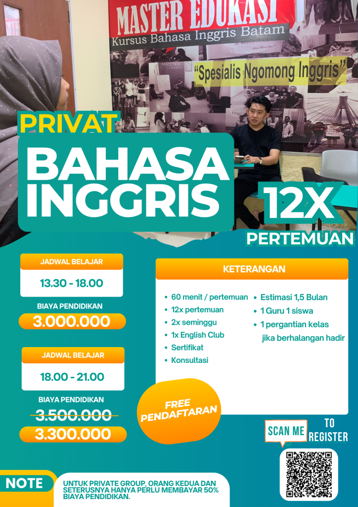 kursus bahasa inggris privat